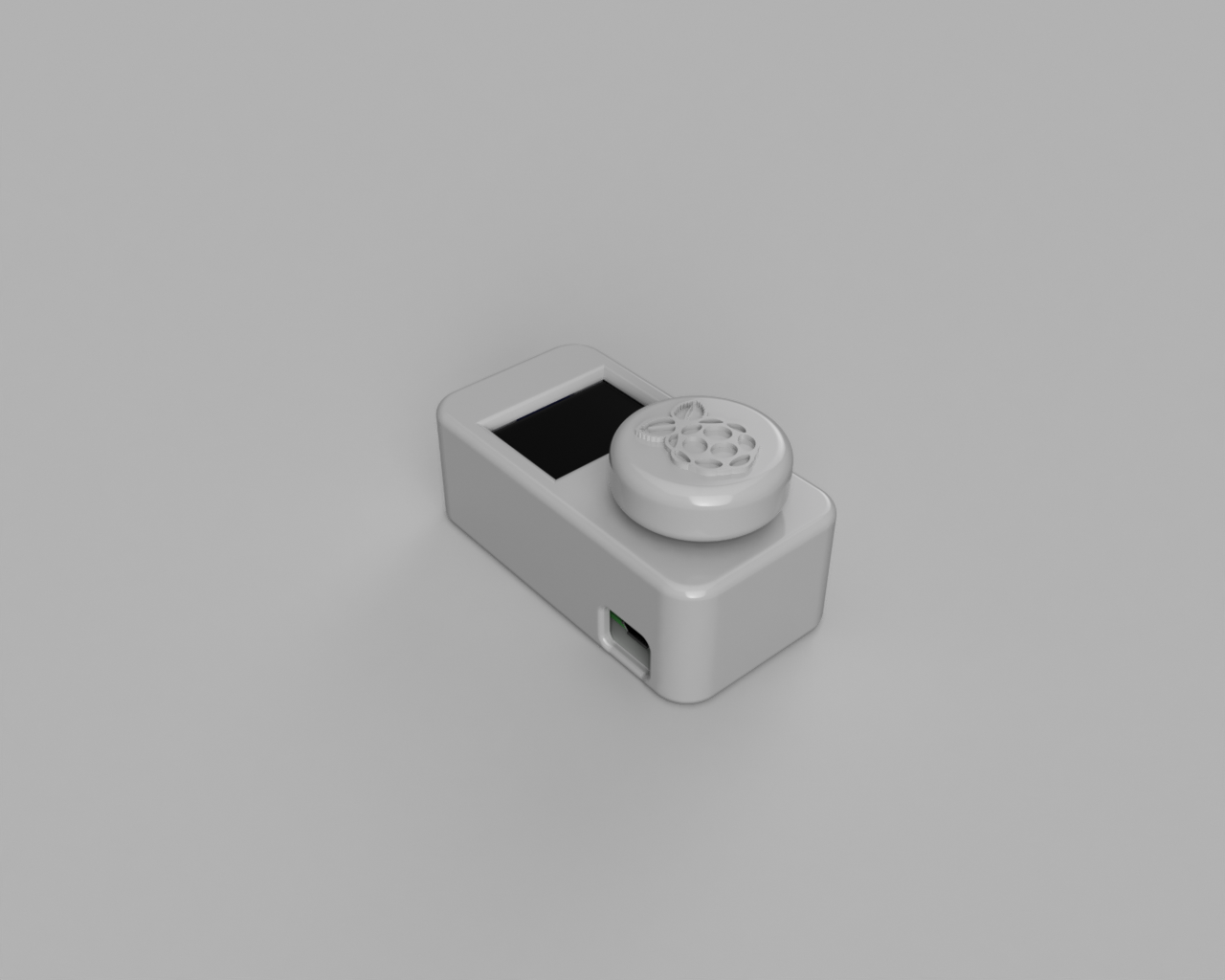 Raspberry Pi Zero case for OLED and rotary encoder