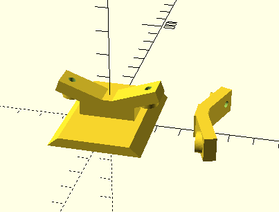 Parametric tripod flashlight holder