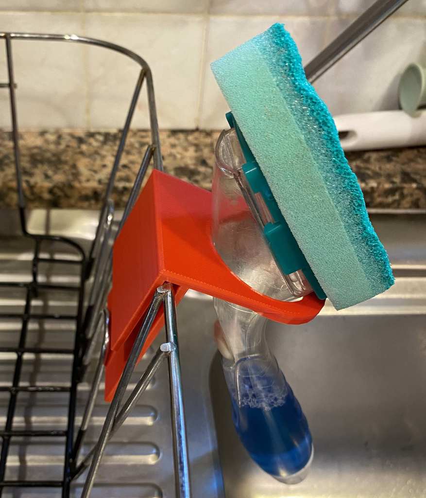 Dishwand on Dish Rack Holder