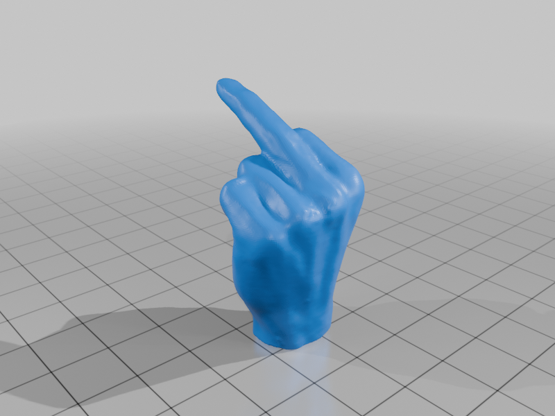 Middle finger attachment for the extendable pointer finger