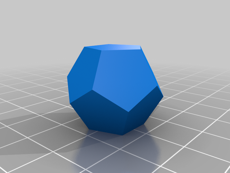 Blank Polyhedral RPG Die, d12