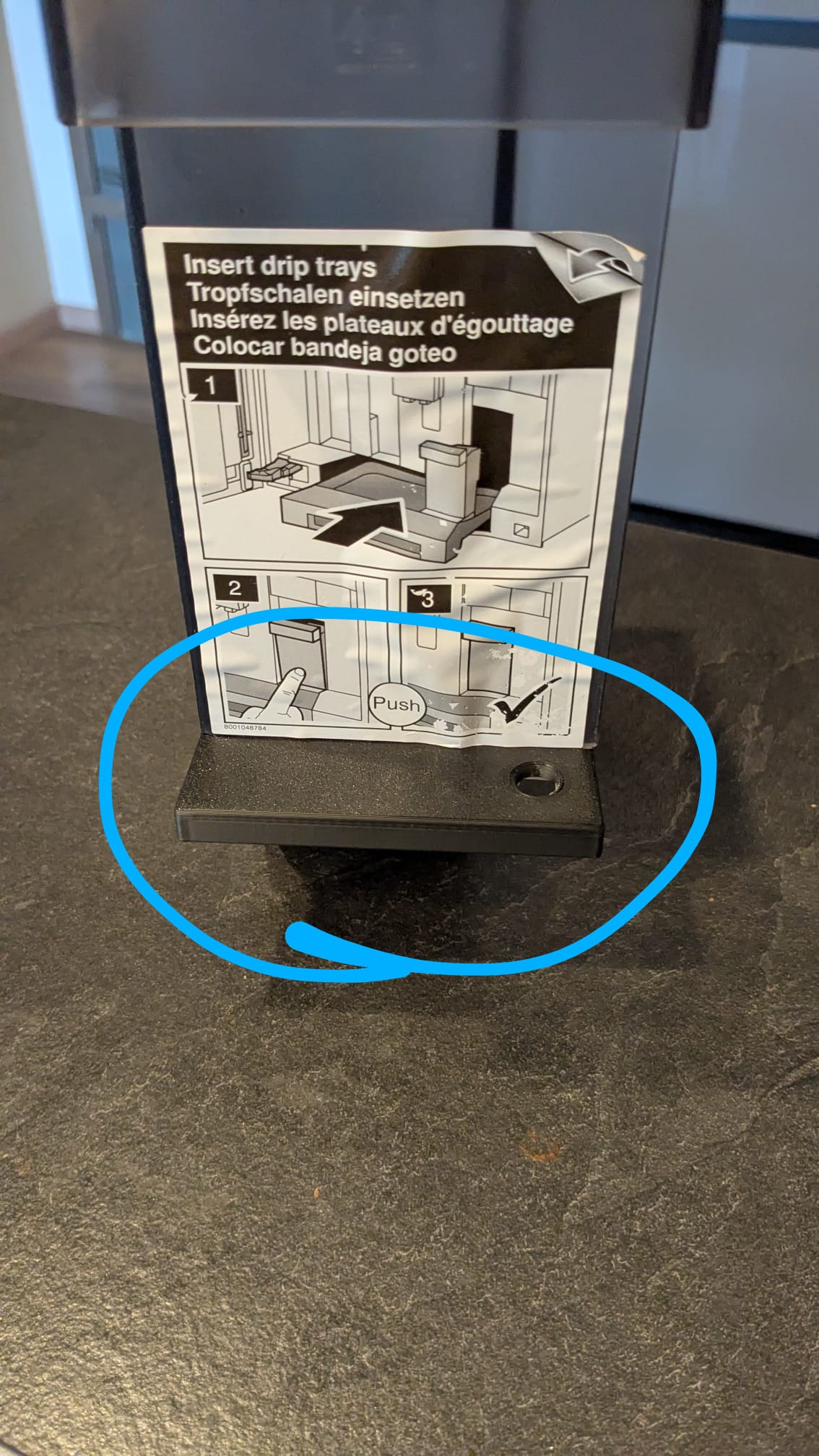 Bosch coffee grounds container (Tresterbehälter)
