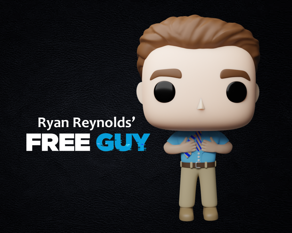 Ryan Reynolds' Guy from Free Guy Funko Pop