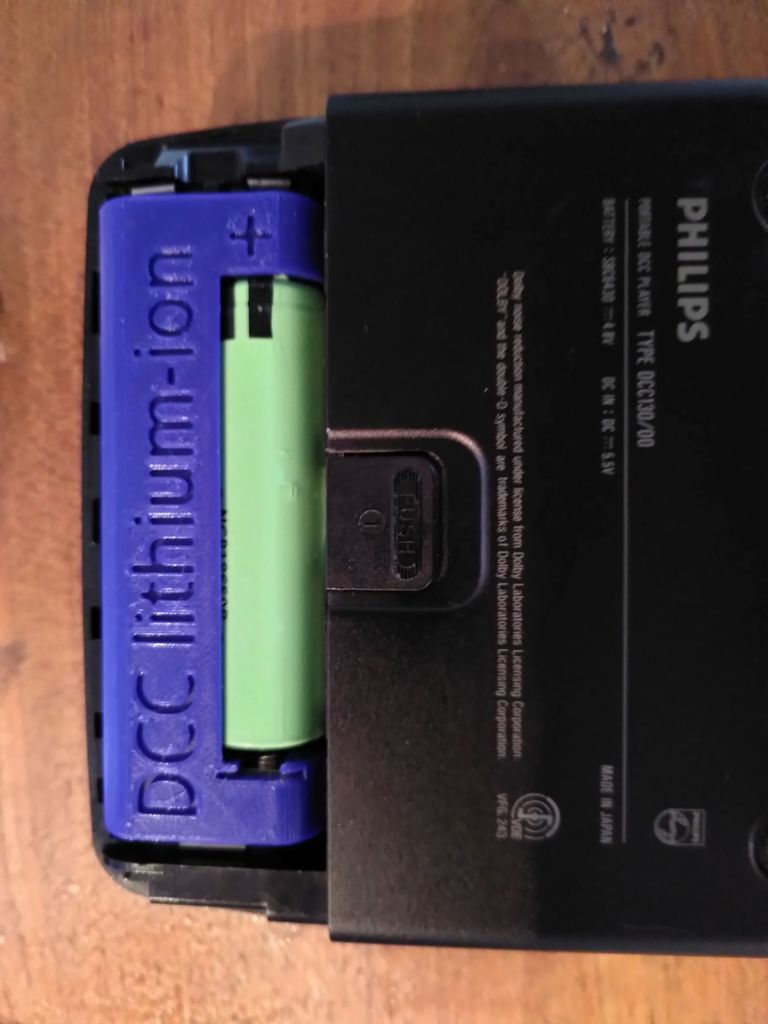 Philips DCC 130 battery case