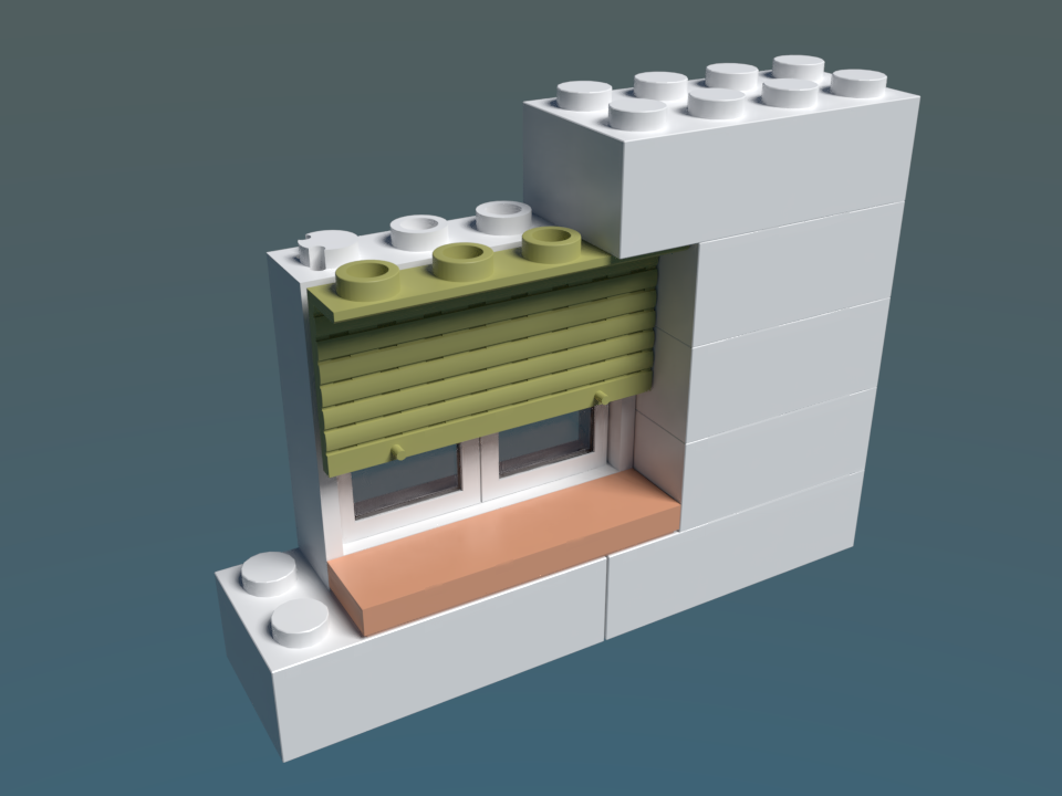 Lego compatible window blinds