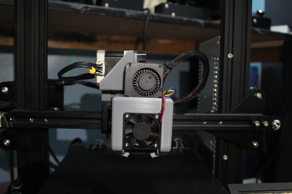 Creality Ender 3 Direct Drive Mount for Bigger Fan Ducts