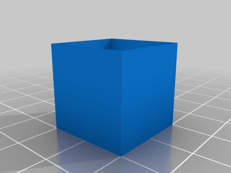 Empty cube 20x20x20