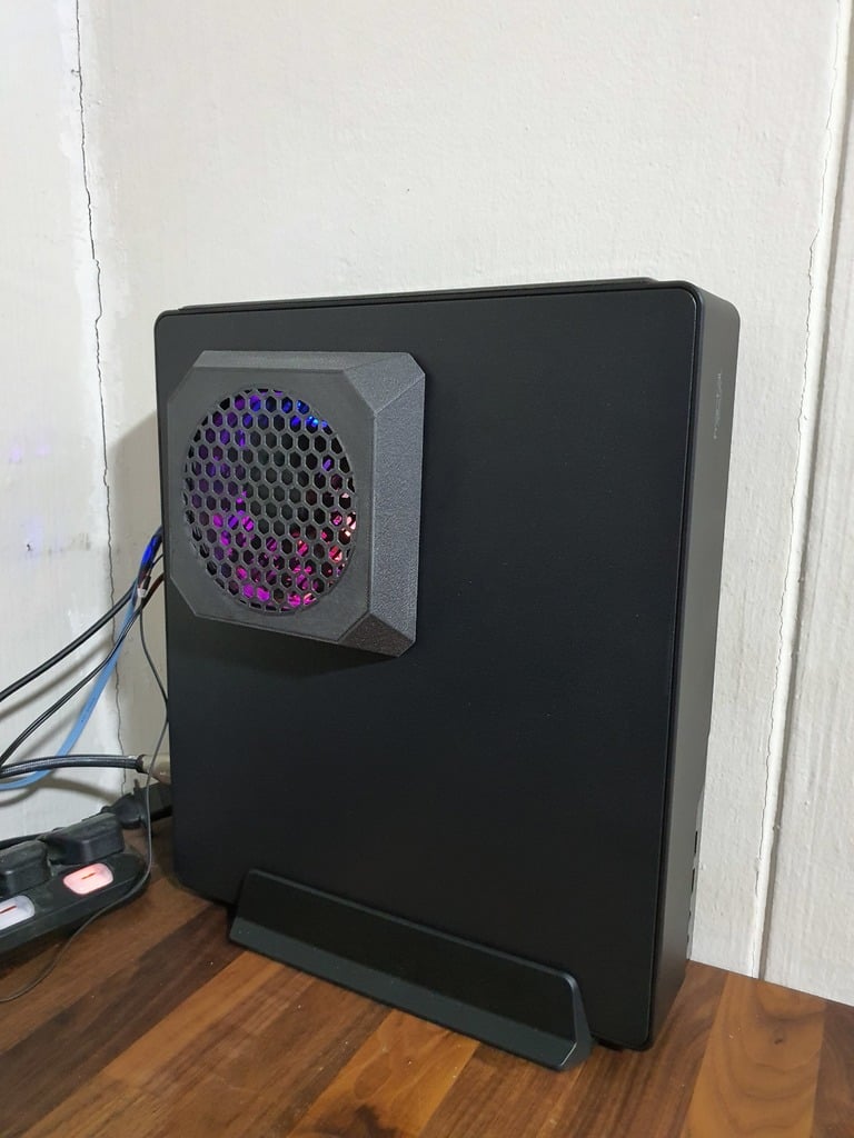 External Fan shroud for PC case(designed for Node 202)