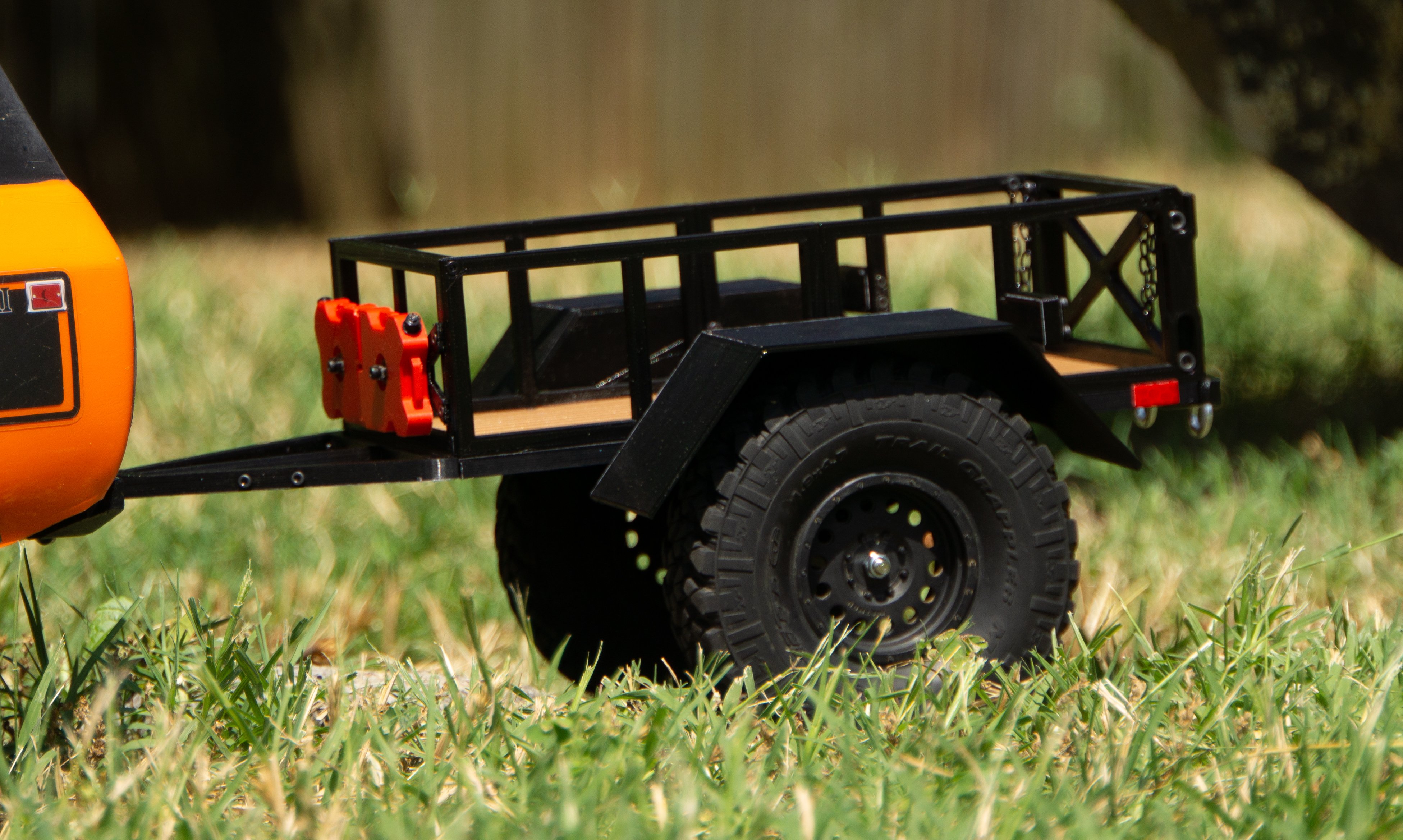 Off Road Utility Trailer for 1:10 R/C Crawlers
