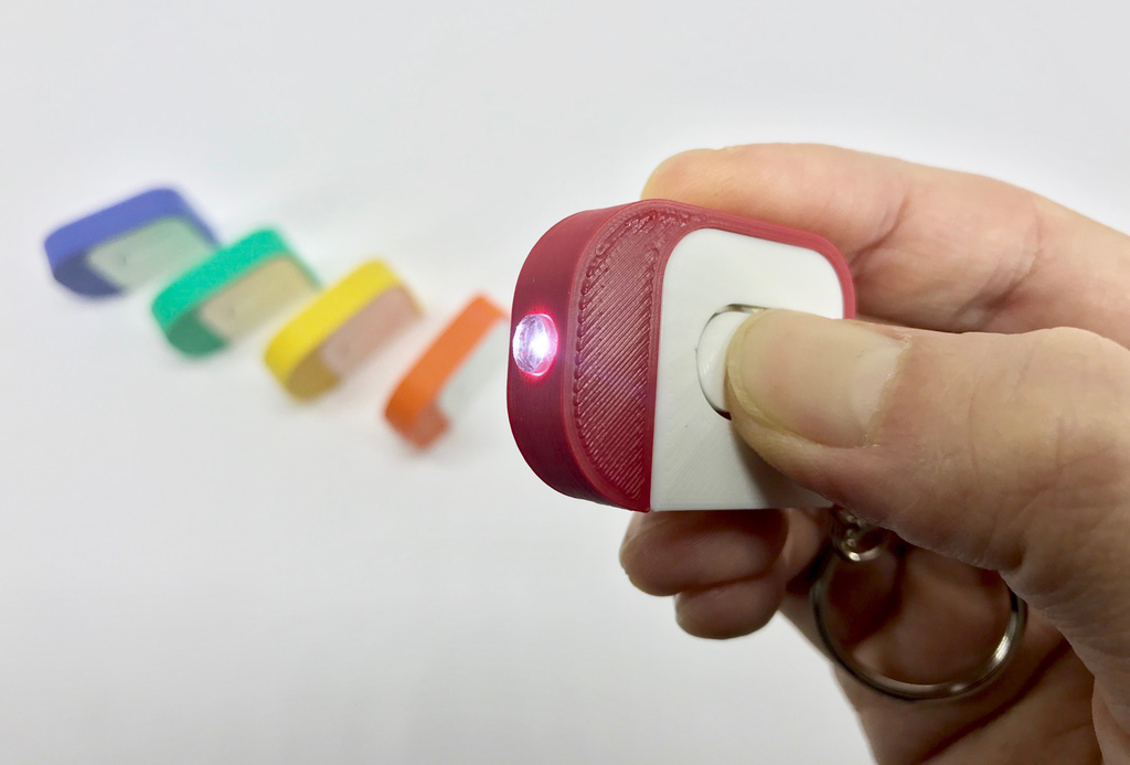 3D Printed LED Keychain