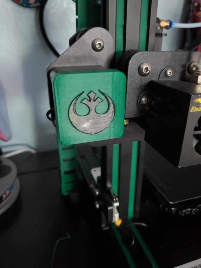 Resistance Themed QR Code Cover for Ender 3 Pro