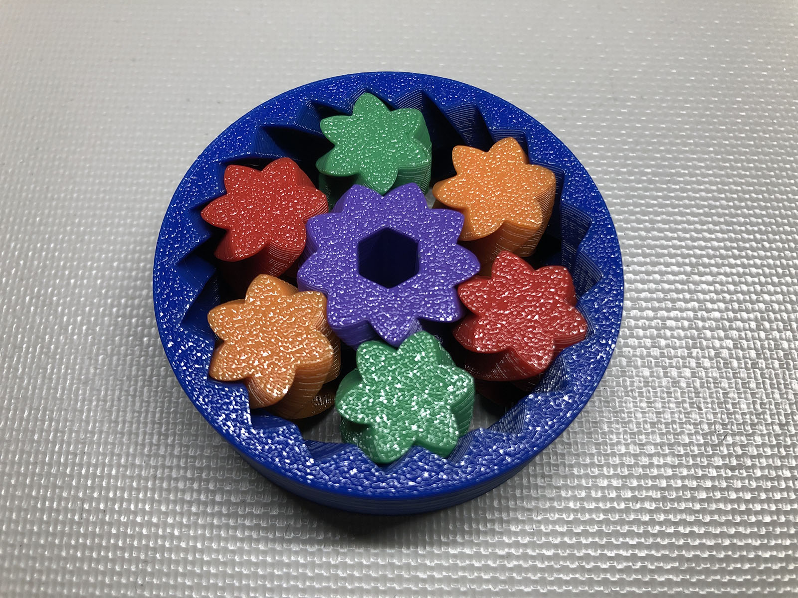 Herringbone Planetary Gear Multicolor