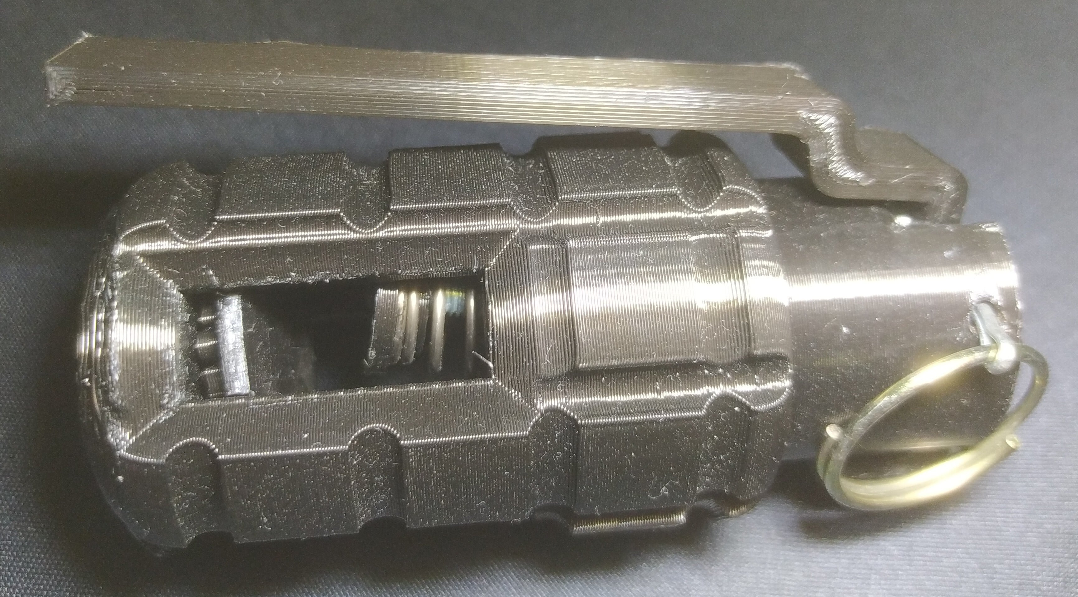 Airsoft 8 ring cap impact granade