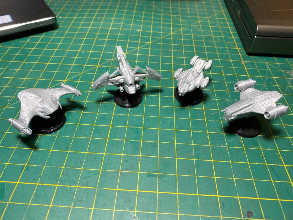 Sci-Fi Space Ships - Board game size