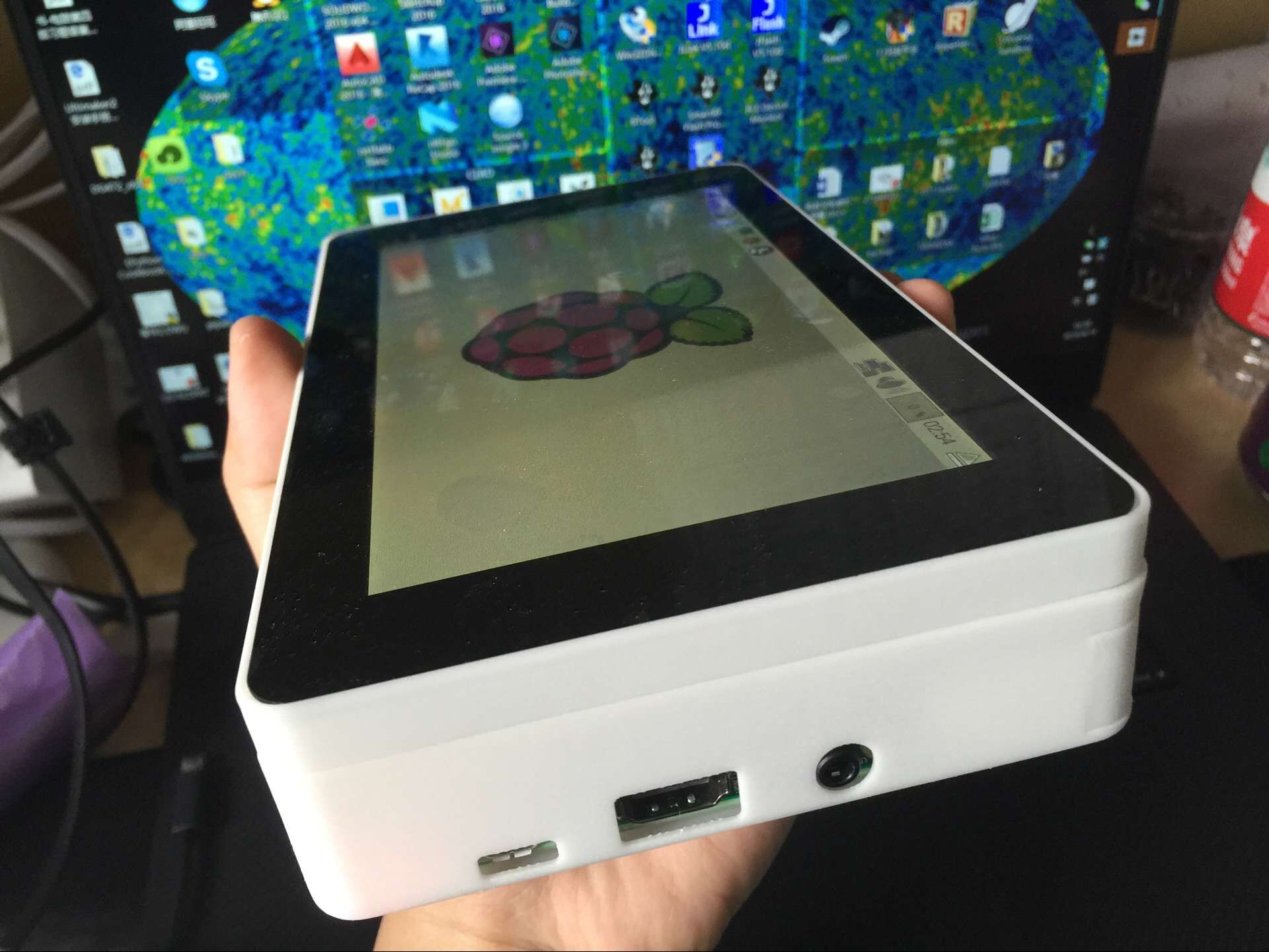 pipad raspberry pi 7 in touch screen