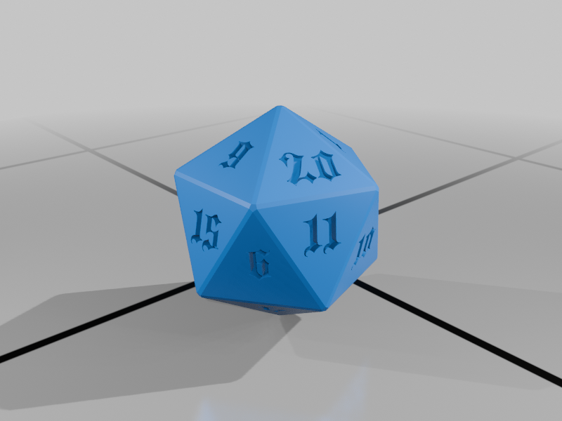 Introducing the Gothic D20 by Model Forge Studio