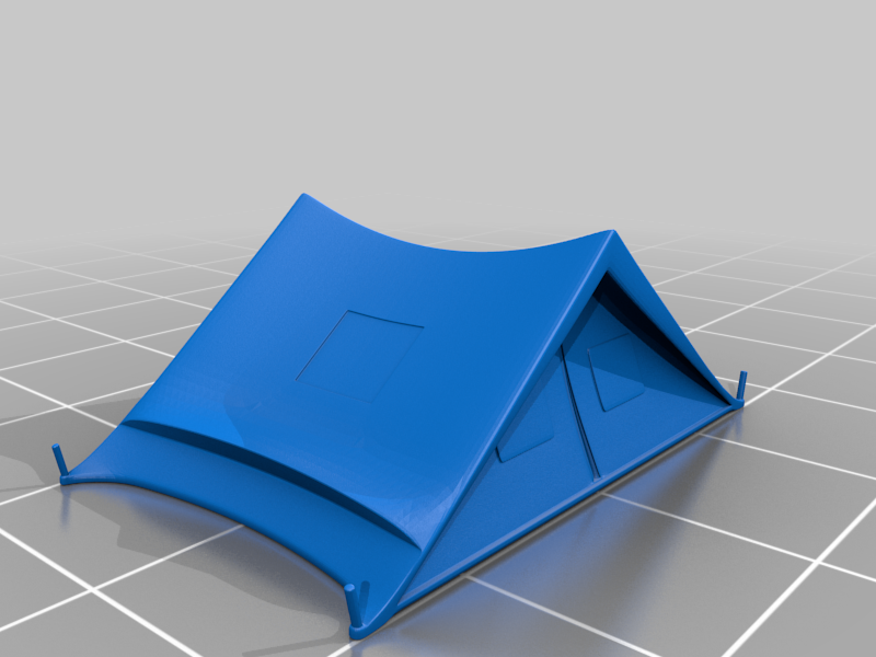 N Scale tent 2