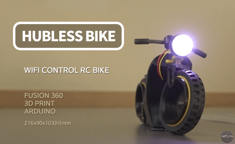 Hubless Bike_Arduino RC