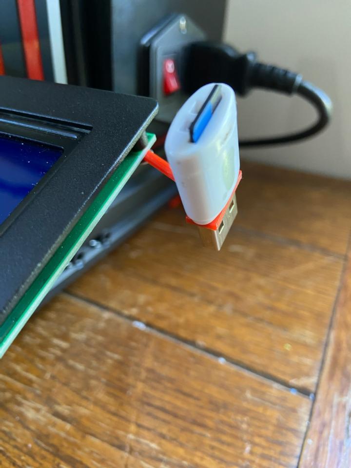 Ender 3 Pro Screen USB Holder