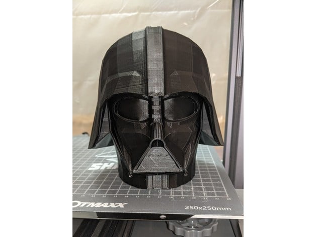 Black Darth Vader helmet 3D print