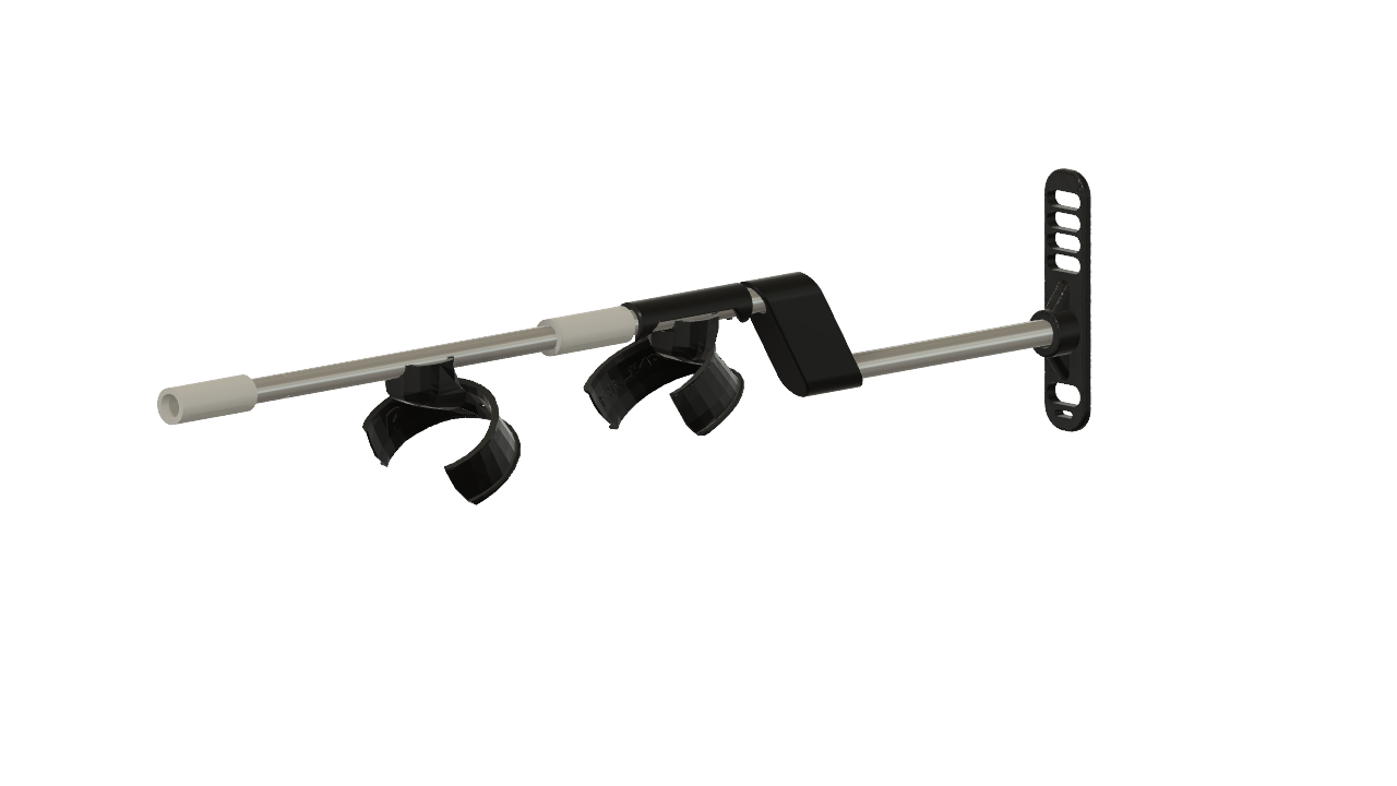 Sanlaki 16mm tube remix quest 2 (ikea RÄCKA curtain rod)