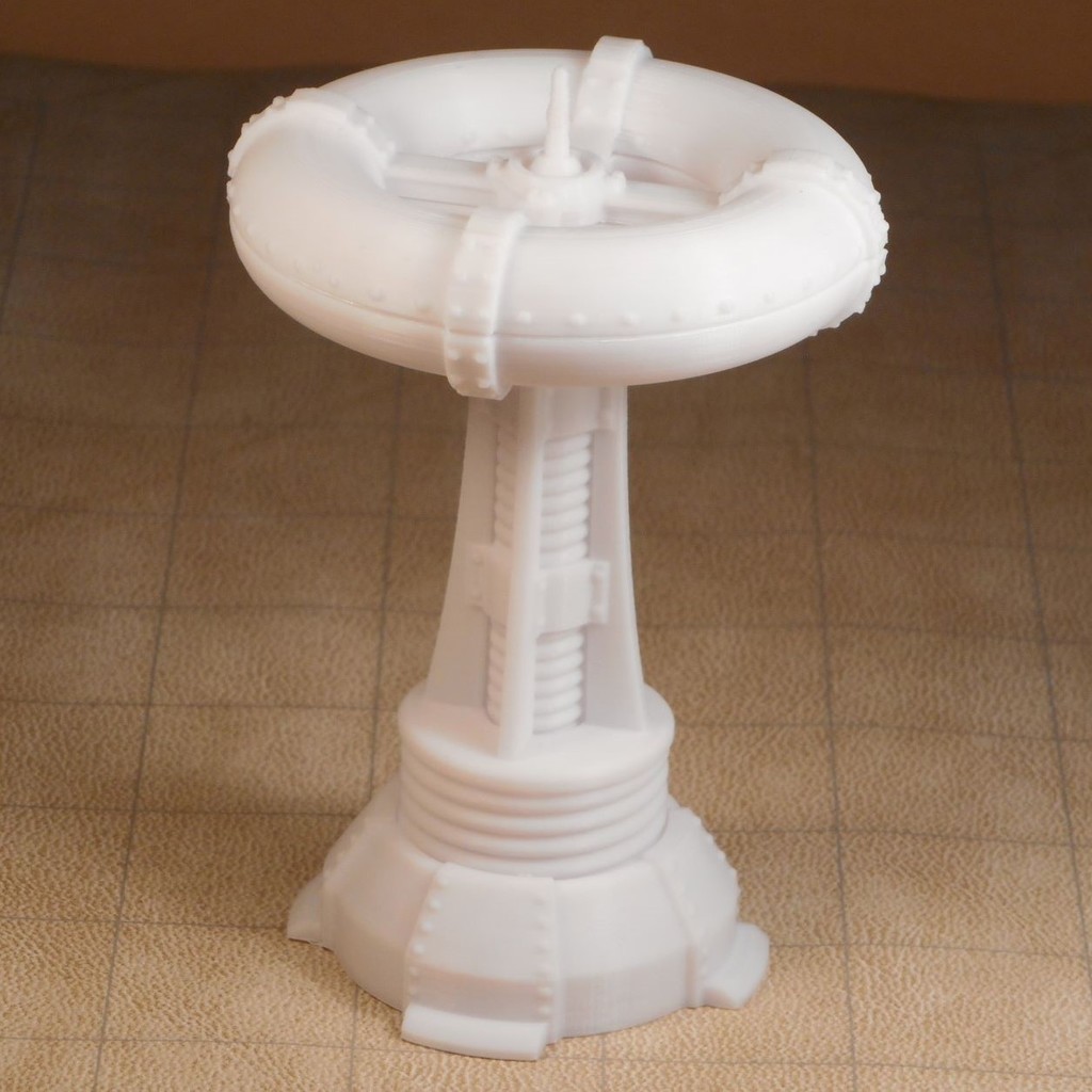 Steampunk Tesla Coil Tower Miniature