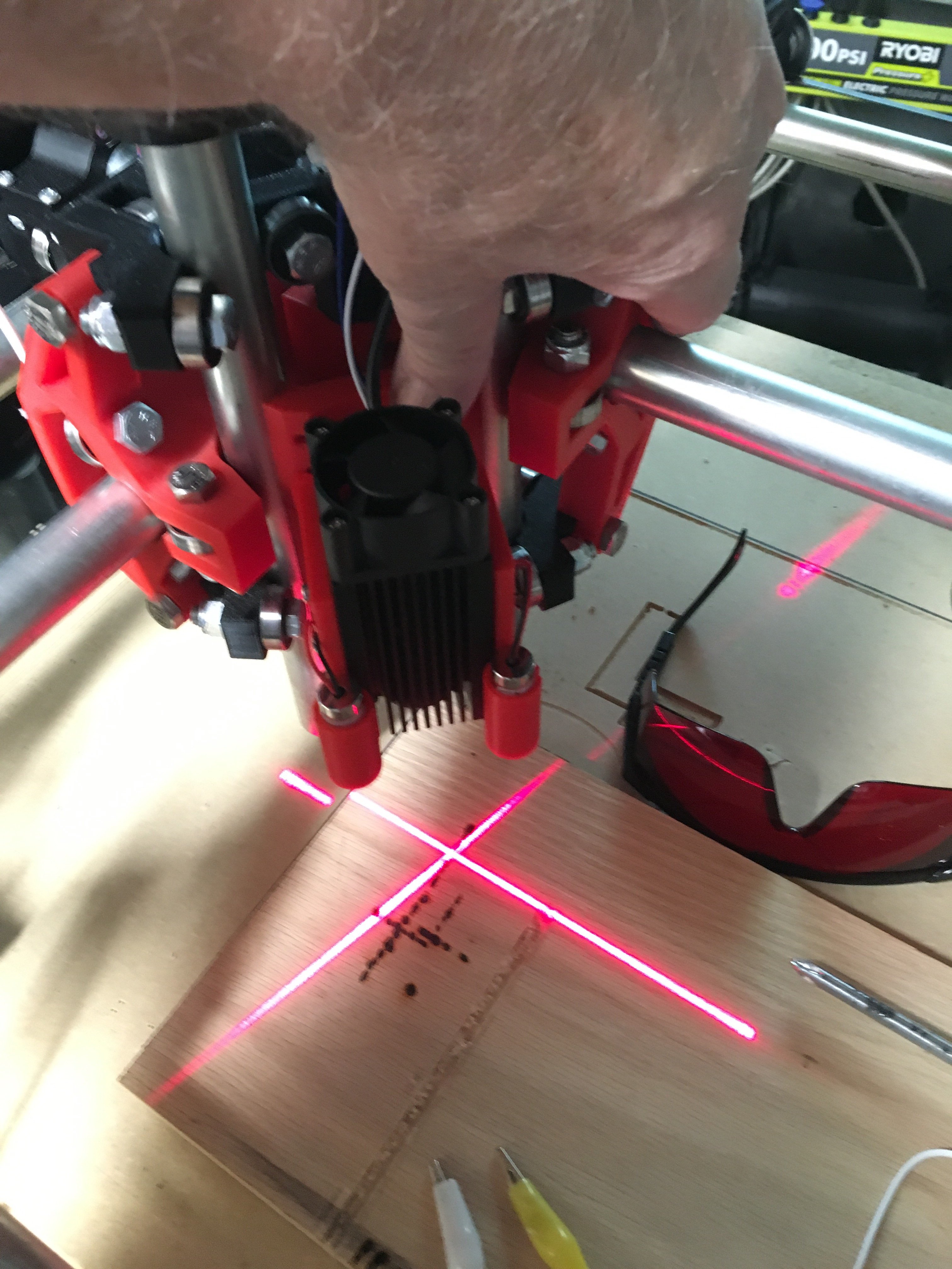 MPCNC 525 Laser Mount