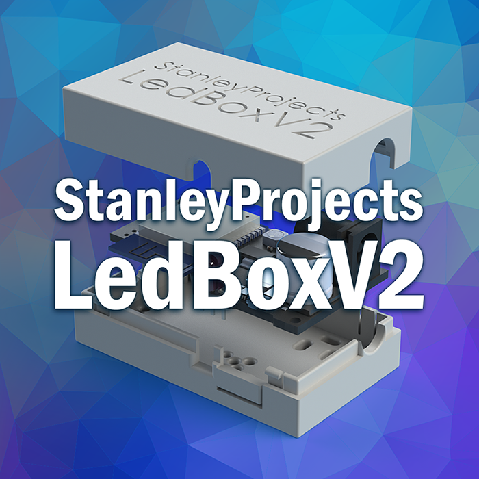 LedBox V2 - ESP32 sound-reactive WLED controller