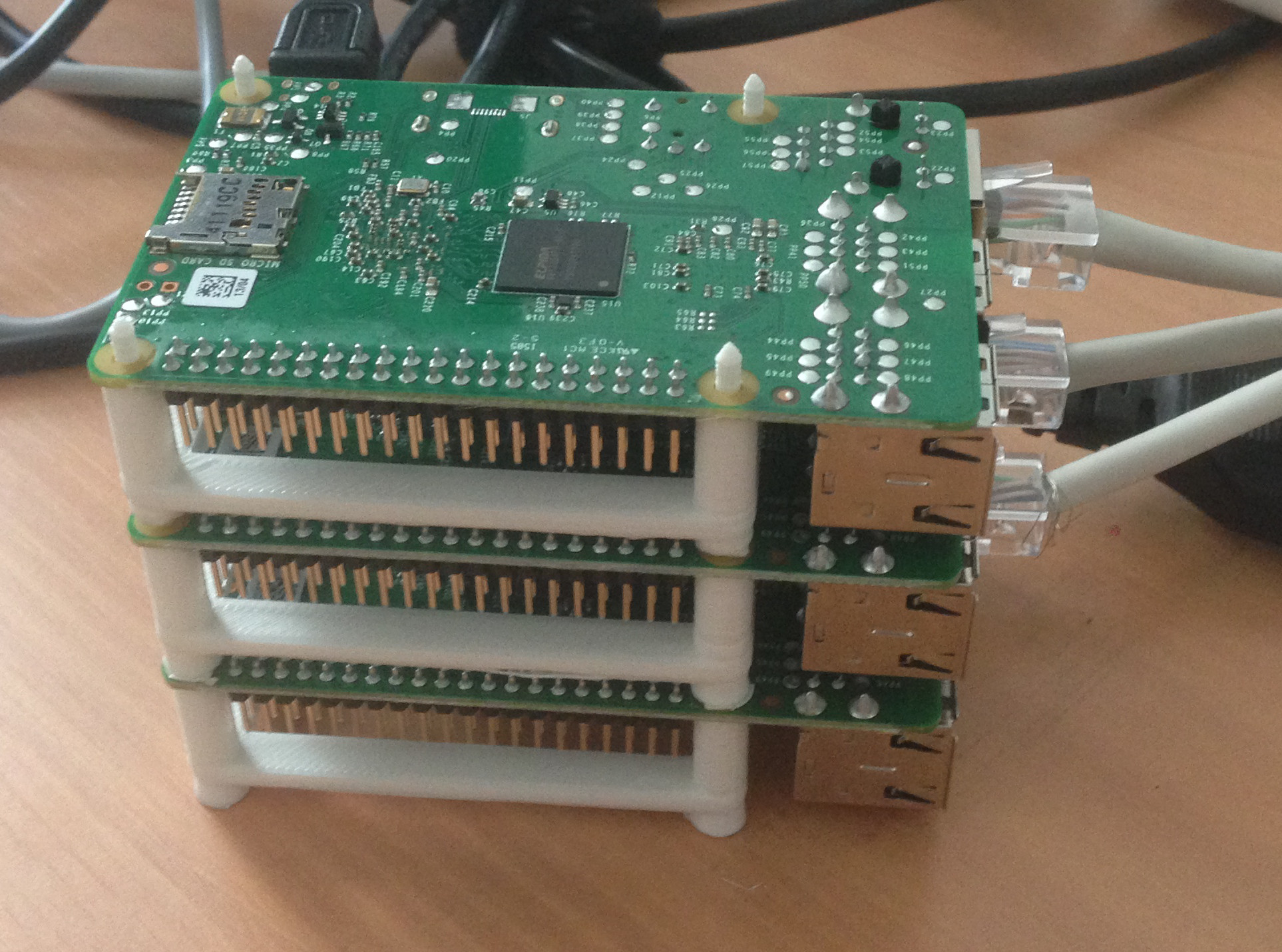 Minimalist Raspberry Pi stackable mount