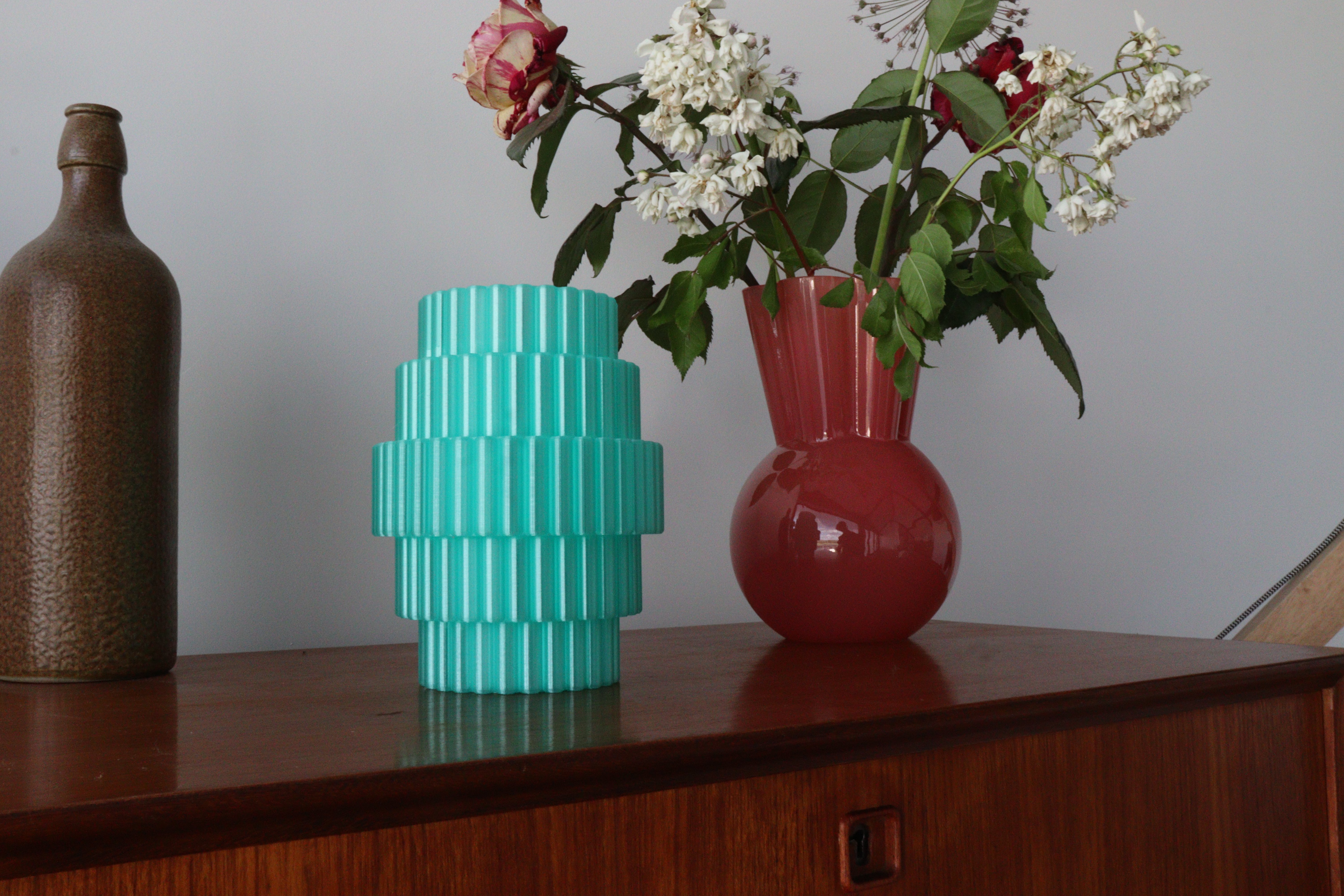 Modular Mid-Century inspired Vase