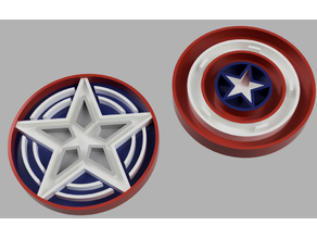 Captain America Coasters