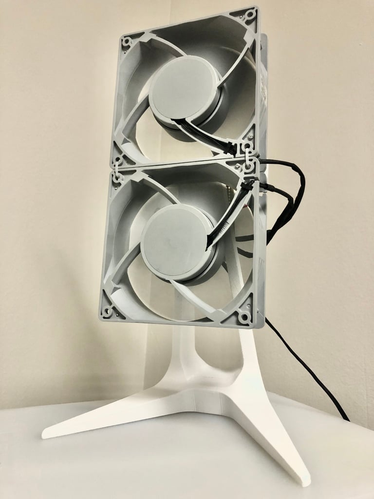 Dual 120mm Fan stand