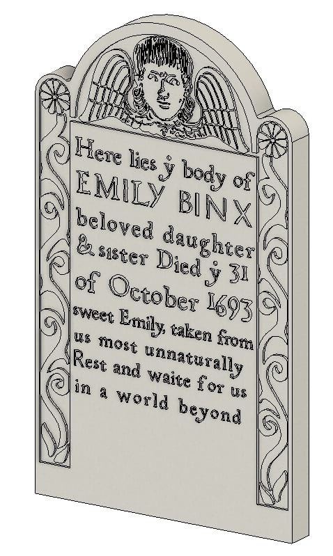 Emily Binx Tombstone (Hocus Pocus)