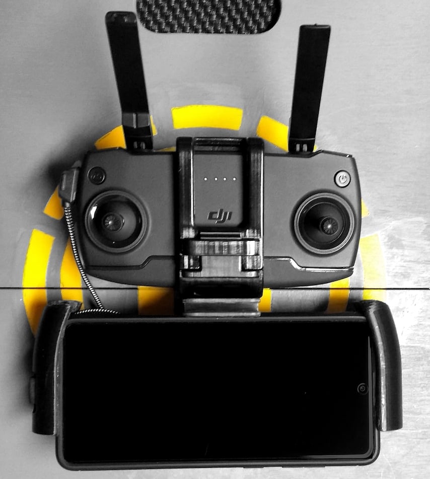 DJI Mavic Mini ultimate large phone holder + Visor