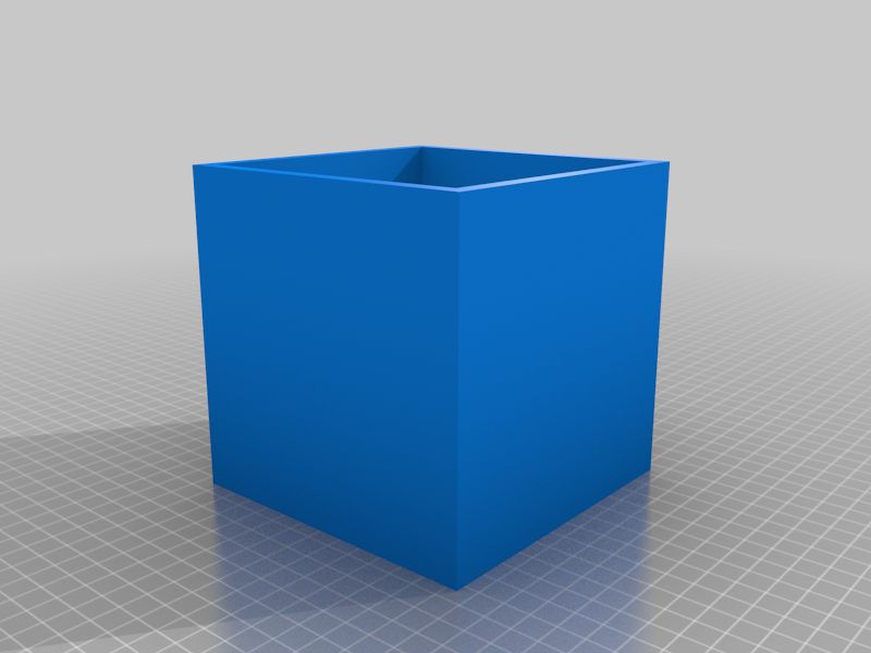 5 Inch Square Open Top Box (12.7 Centimeters) 