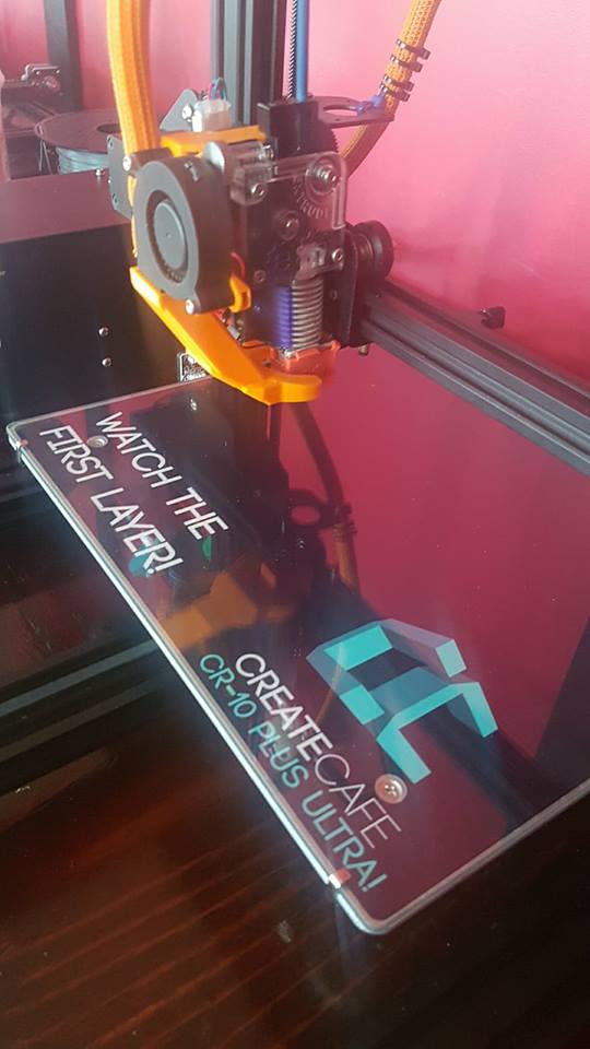 optimized CR-10 E3D V6/Volcano hotend mount