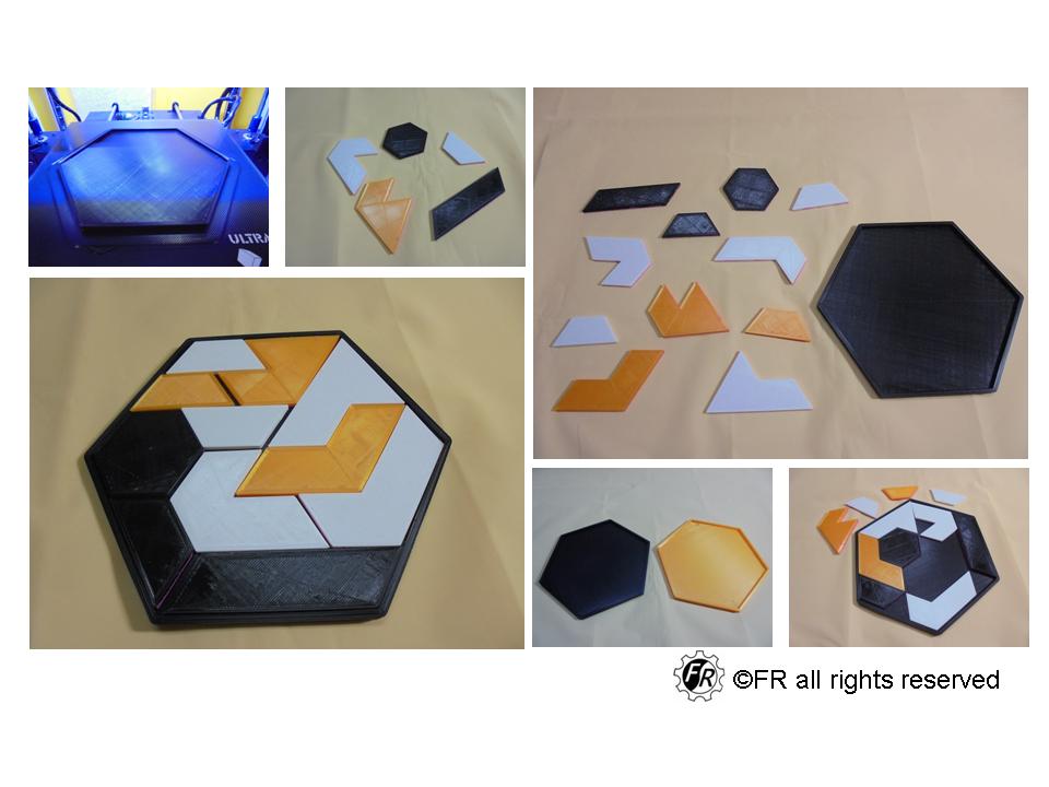Hexagon Puzzle/六角益智拼圖