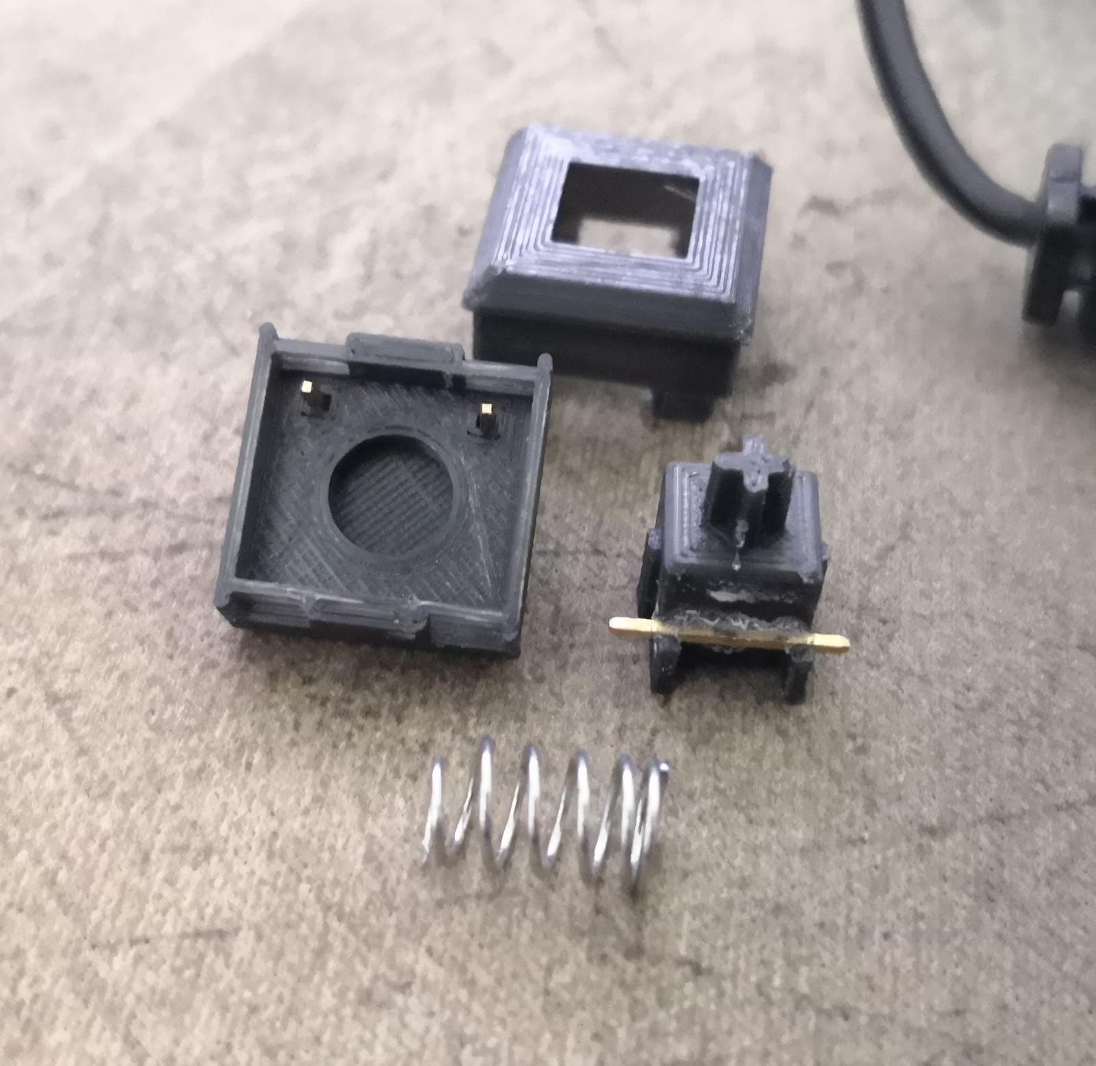 First? Functional printable switch for keyboard (Cherry MX based)