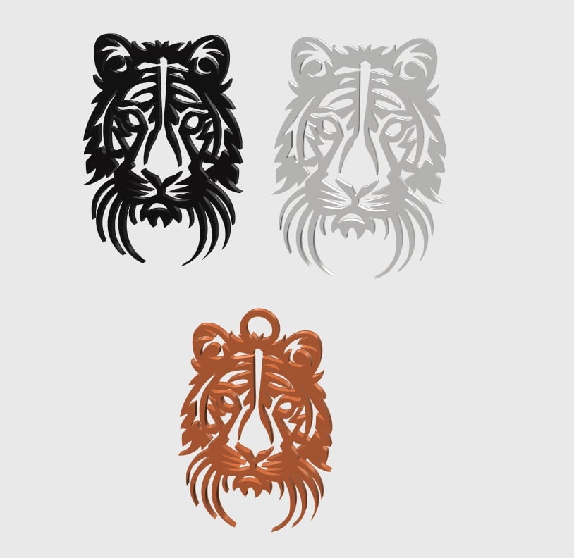 Simple tiger 2D