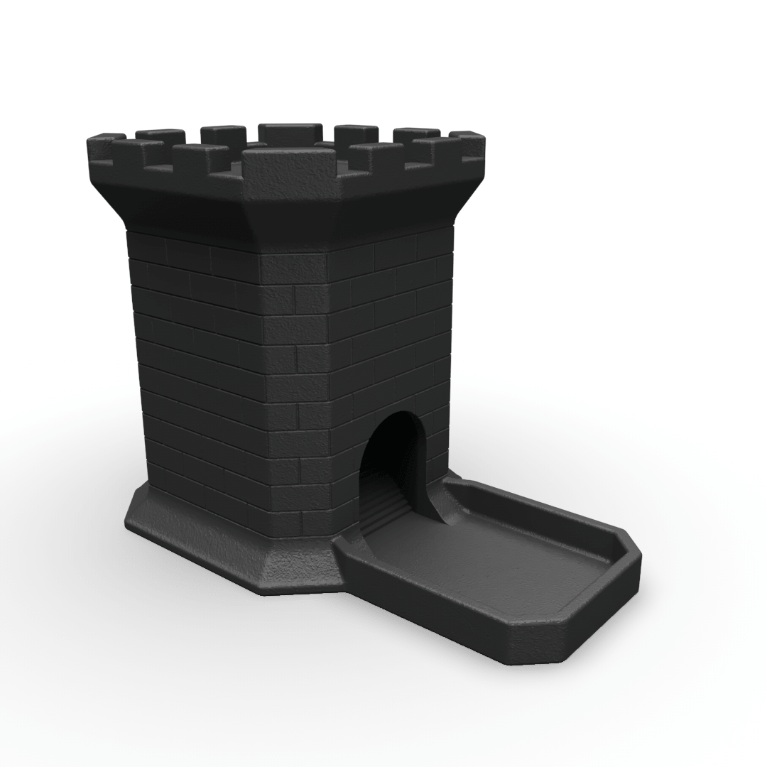 Simple dice tower