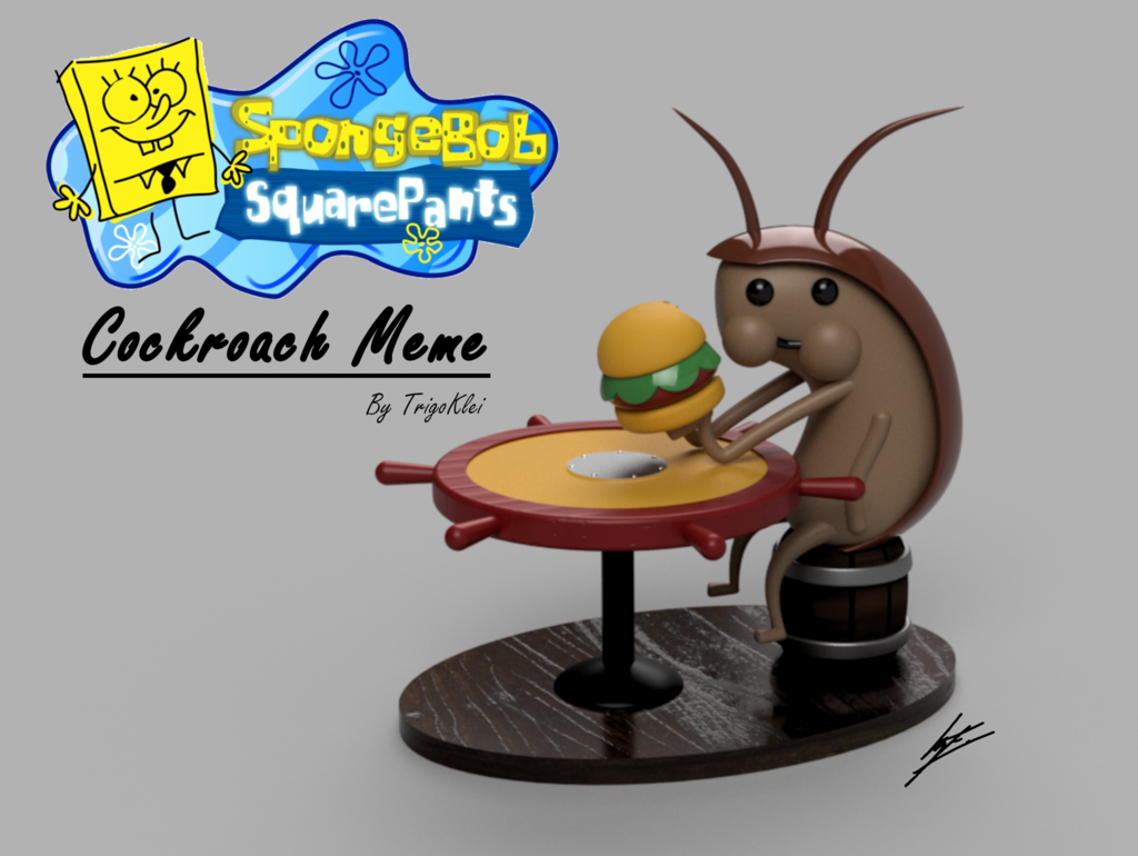 SpongeBob Squarepants Cockroach Meme