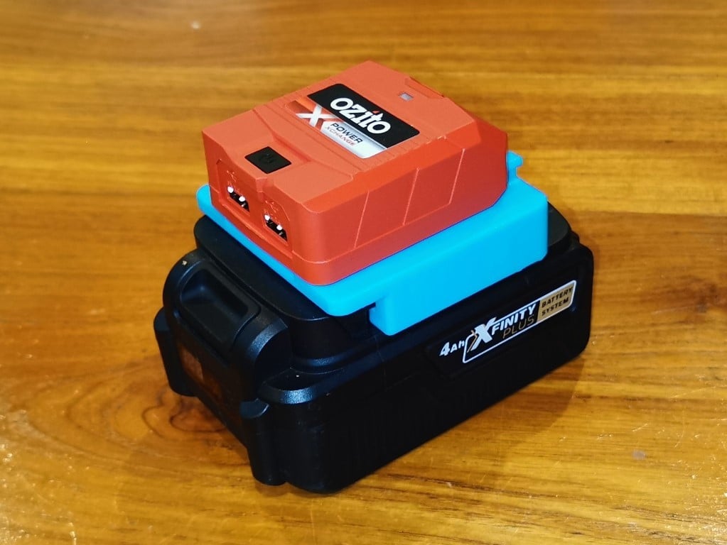 Aldi Xfinity battery to Ozito tools adapter