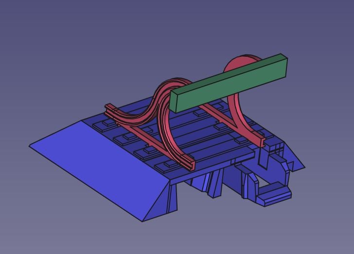 Track bumpers HO scale for Marklin/Trix Ctrack