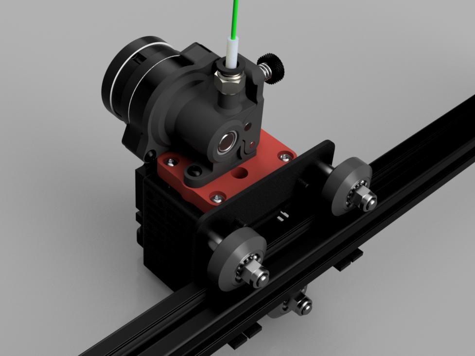 Orbiter extruder adapter for Geetech 3D printers
