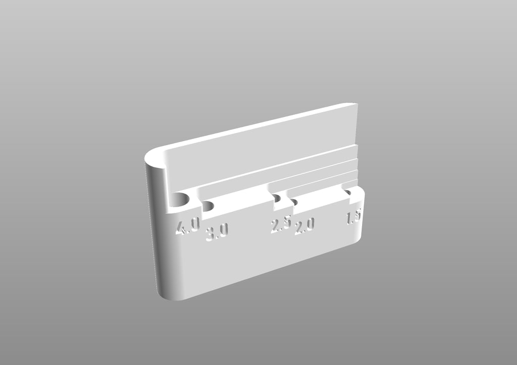 Compact Allen Key / Hex Wrench Holder (Ender 3)