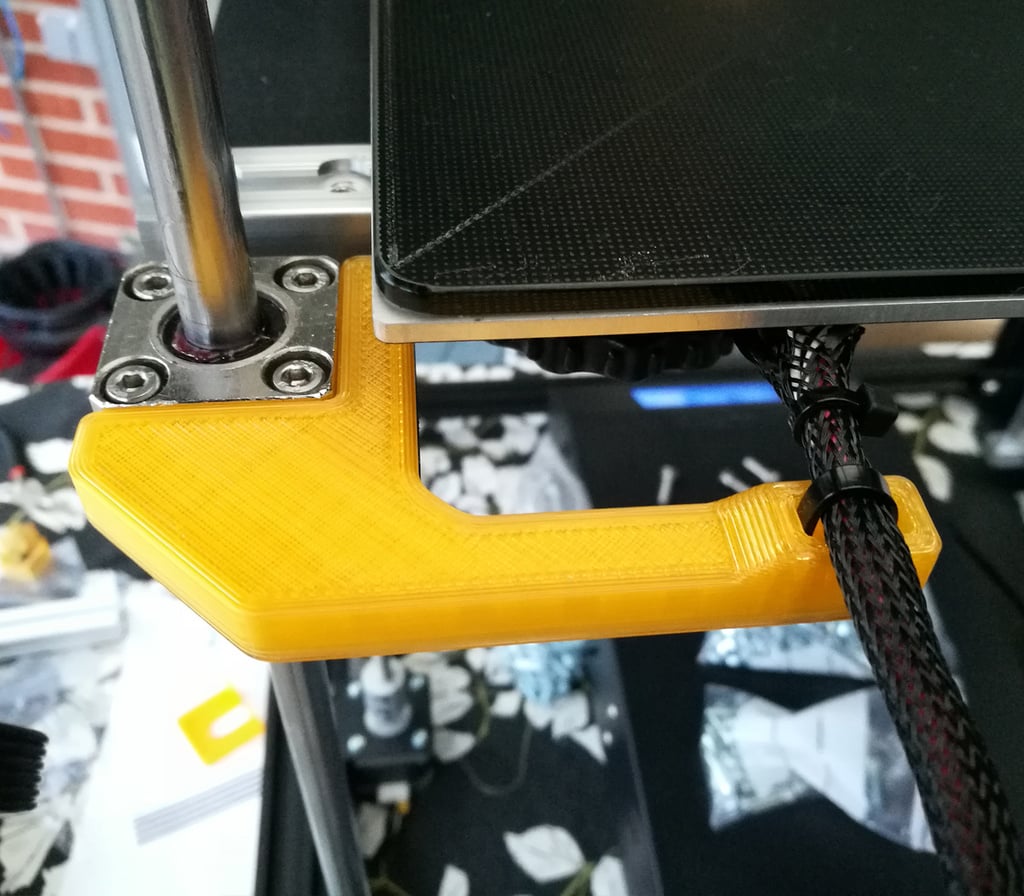 Ender 5 Plus Bed Strain Relief