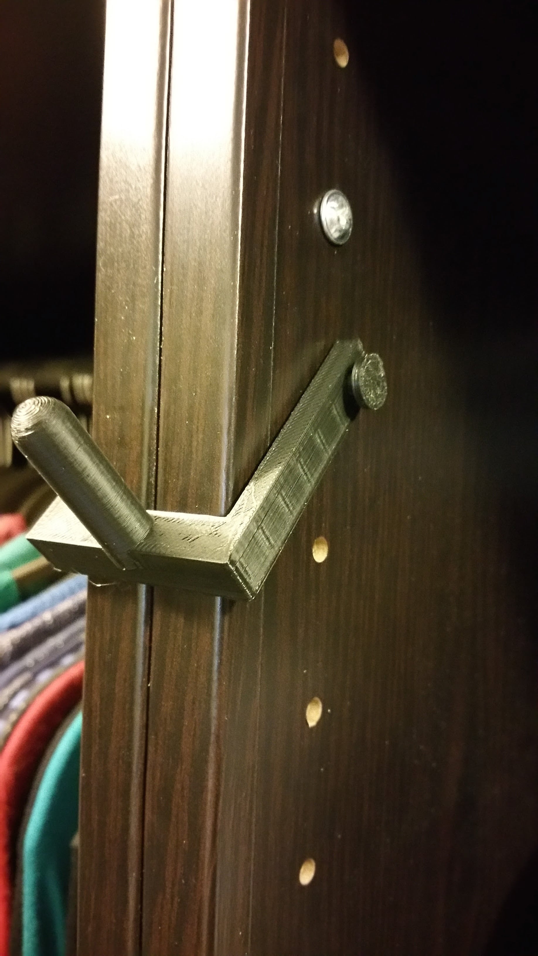 IKEA forward facing hanger hook for PAX system