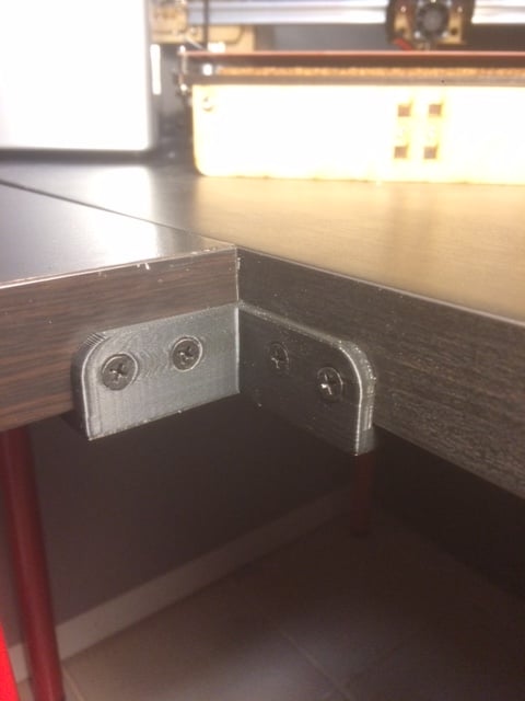 90 Deg Under Table Joining Bracket