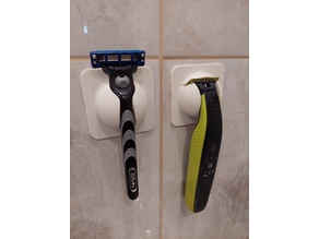 OneBlade and Mach3 holder 3D model