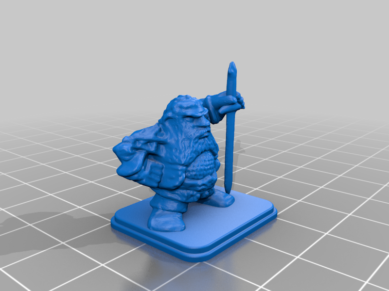 HeroQuest Dwarf Chainmail Broad Sword
